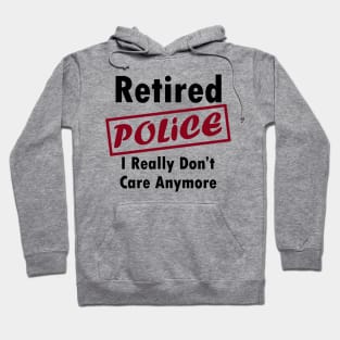 Retired Police Hoodie